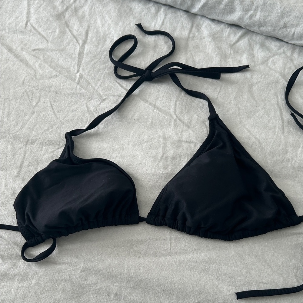 J. Crew Black Triangle String Bikini - image 3